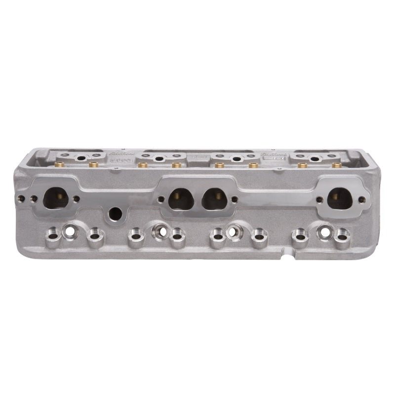 Edelbrock Cylinder Head SBC NHRA Legal 64cc Angled Plug Bare Single
